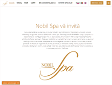 Tablet Screenshot of nobilspa.md